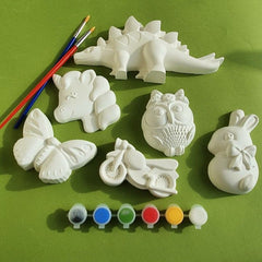 DIY Plaster Painting Kit – Personalized Name & Character Craft Set | Party Favors & Kids Activity