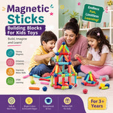 Magnet Bar Blocks | Magnetic Sticks & Balls Building Toy