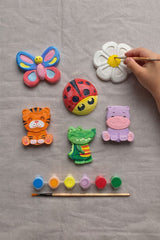 DIY Plaster Painting Kit – Personalized Name & Character Craft Set | Party Favors & Kids Activity