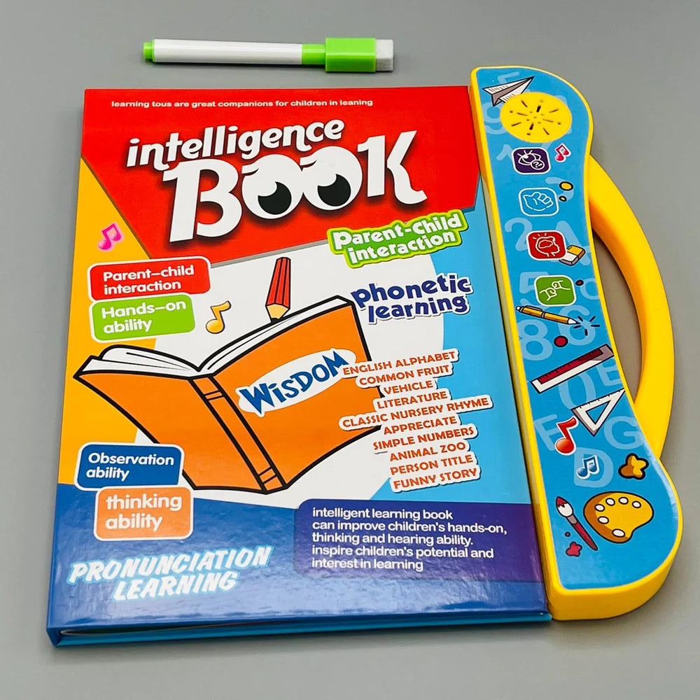 Intelligence Talking Book for Kids with Interactive Sound Pen | Educational Learning Book