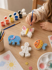 DIY Plaster Painting Kit – Personalized Name & Character Craft Set | Party Favors & Kids Activity