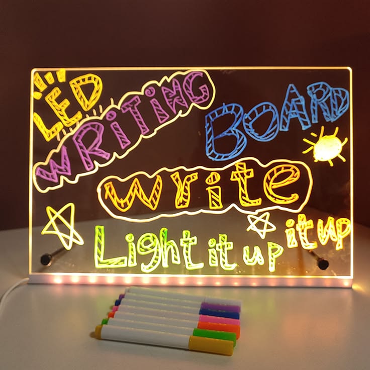 LED Acrylic Writing Board – Light Up Your Creativity