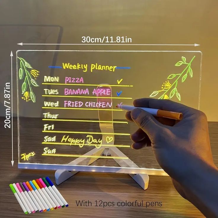 LED Acrylic Writing Board – Light Up Your Creativity