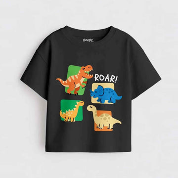 Kids ROAR! Dinosaur Adventure Cotton T-Shirt | Soft Premium Graphic Tee | Coco Cub Baby
