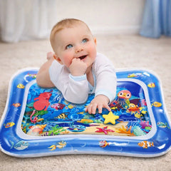 Baby Water Play Mat for Tummy Time – Inflatable Activity Mat