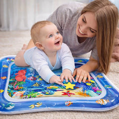 Baby Water Play Mat for Tummy Time – Inflatable Activity Mat