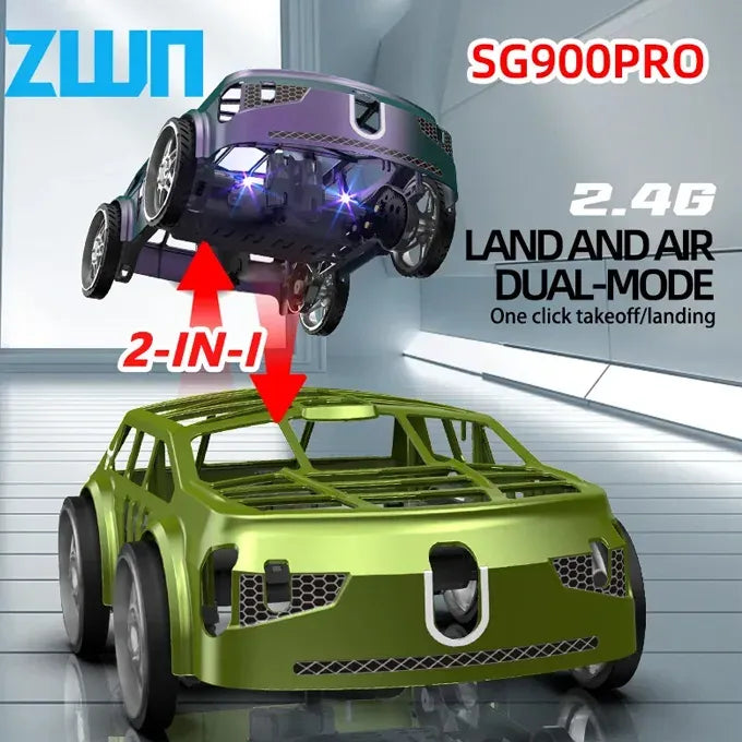 Flying Stunt Car – 2-in-1 Remote Control Toy